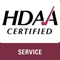 HDAA Certified Service logo